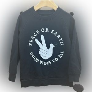Christmas peace on earth crew neck sweatshirt